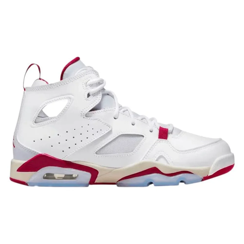 NIKE Air Jordan Fight Club 91 'White Pure Platinum Sail Mystic Hibiscus' Size 6Y